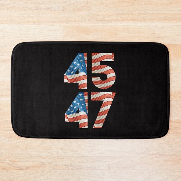 Item preview, 45 47 Donald Trump 2024 Elections Comeback- funny american usa flag distressed   designed and sold by Alaadin Bendali Braham.