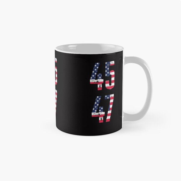 Item preview, 45 47 Donald Trump 2024 Elections Comeback- funny american usa flag distressed   designed and sold by Alaadin Bendali Braham.