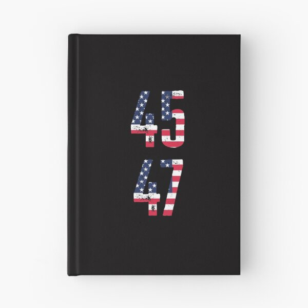 Item preview, 45 47 Donald Trump 2024 Elections Comeback- funny american usa flag distressed   designed and sold by Alaadin Bendali Braham.