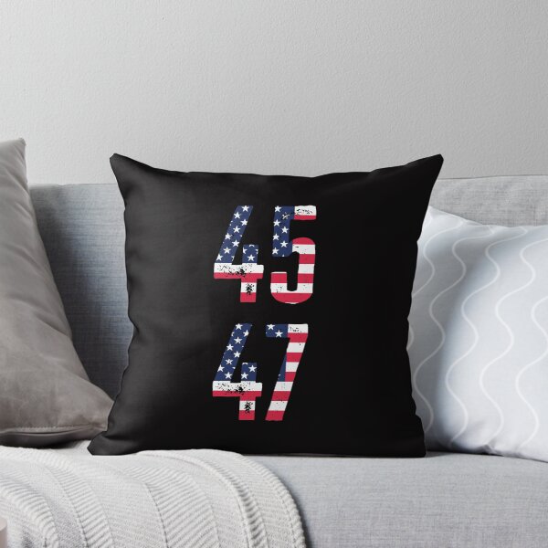 Item preview, 45 47 Donald Trump 2024 Elections Comeback- funny american usa flag distressed   designed and sold by Alaadin Bendali Braham.