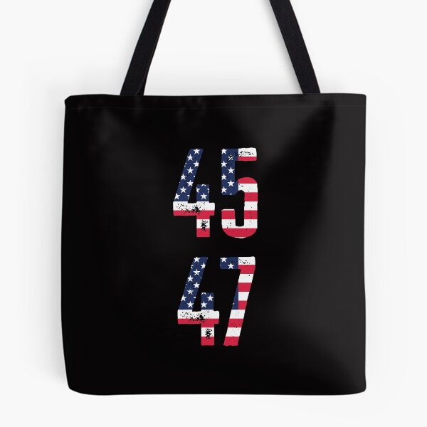 Item preview, 45 47 Donald Trump 2024 Elections Comeback- funny american usa flag distressed   designed and sold by Alaadin Bendali Braham.