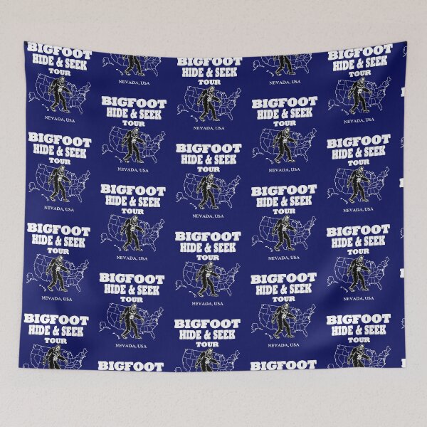 Item preview, Bigfoot Hide & Seek Concert tee NEVADA USA funny gift idea designed and sold by BRtisticDesigns.