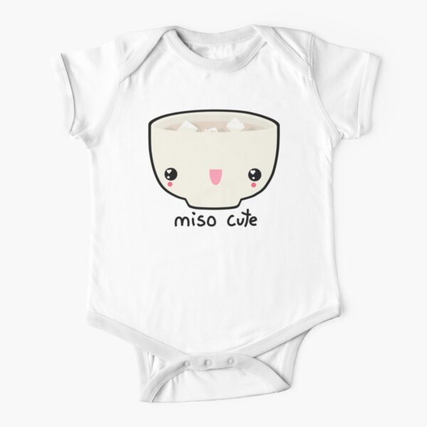 Miso Cute Short Sleeve Baby One-Piece