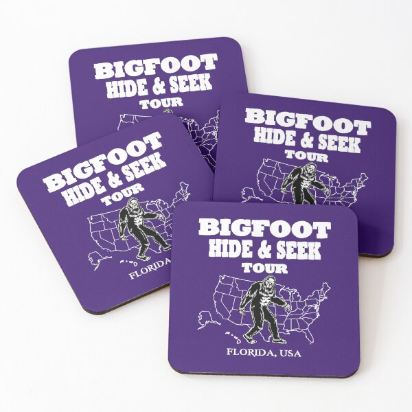 Item preview, Bigfoot Hide & Seek concert tee-FLORIDA USA funny gift idea designed and sold by BRtisticDesigns.