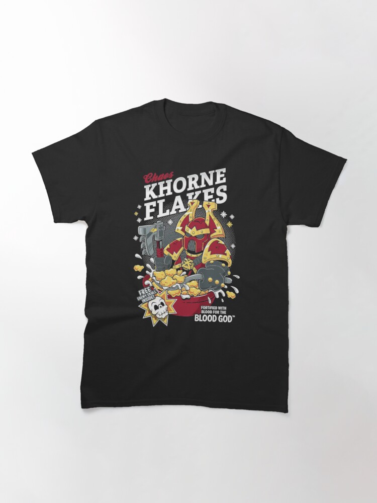 Alternate view of Chaos Khorne Flakes T-Shirt Essential T-Shirt Classic T-Shirt