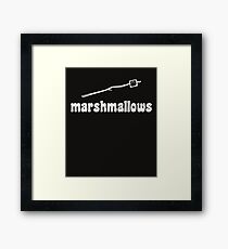 Marshmallow Framed Print