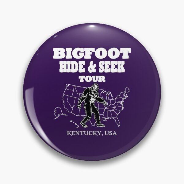Item preview, Bigfoot Hide & Seek concert tee- KENTUCKY USA funny gifts designed and sold by BRtisticDesigns.