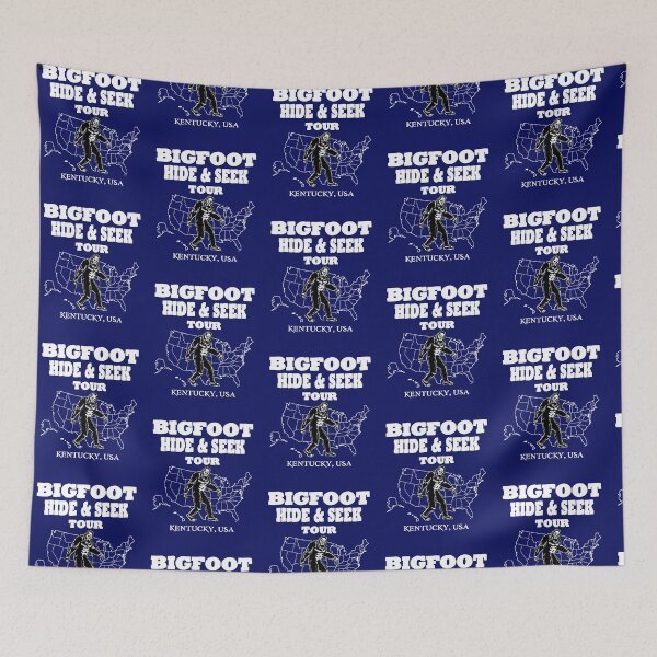 Item preview, Bigfoot Hide & Seek concert tee- KENTUCKY USA funny gifts designed and sold by BRtisticDesigns.