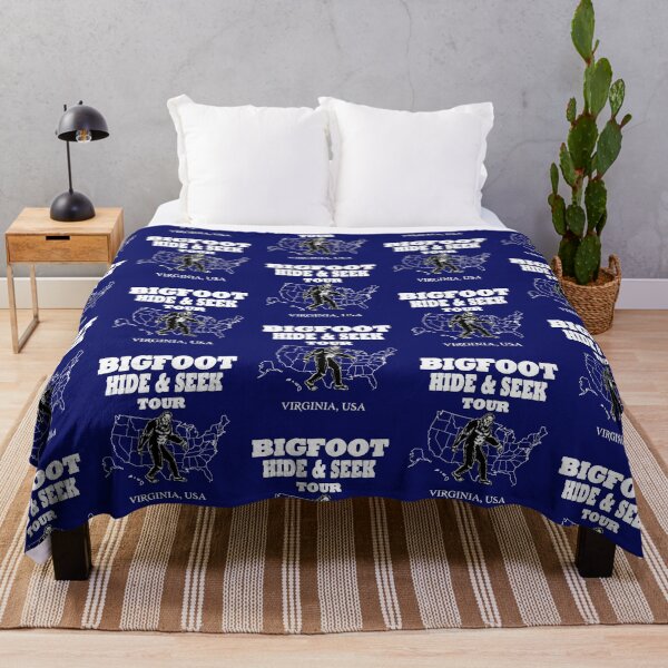 Item preview, Bigfoot Hide & Seek concert tee-VIRGINIA USA funny gift designed and sold by BRtisticDesigns.