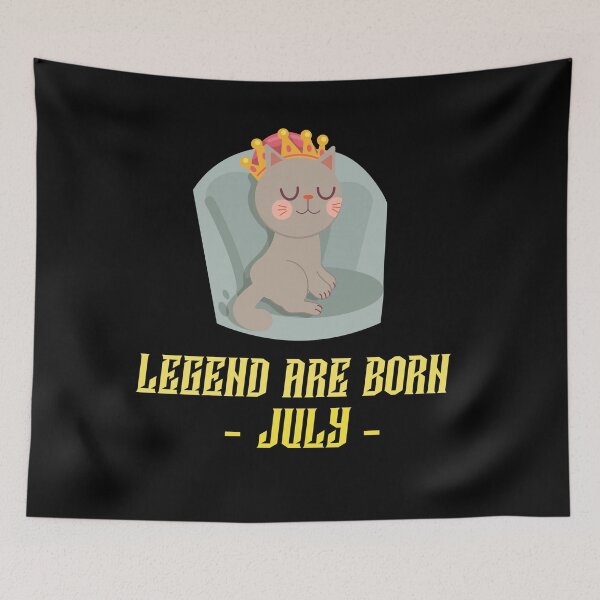 Item preview, Legend are born in July - legend are born, birthday quotes, birth year, July birthday month, birthday feast, July birthday gift designed and sold by mr&mrsmalik malik.