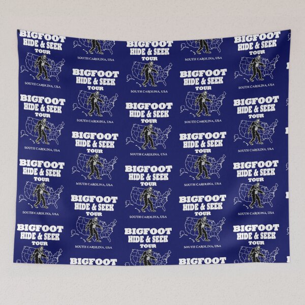 Item preview, Bigfoot Hide & Seek Concert tee SOUTH CAROLINA funny gift designed and sold by BRtisticDesigns.