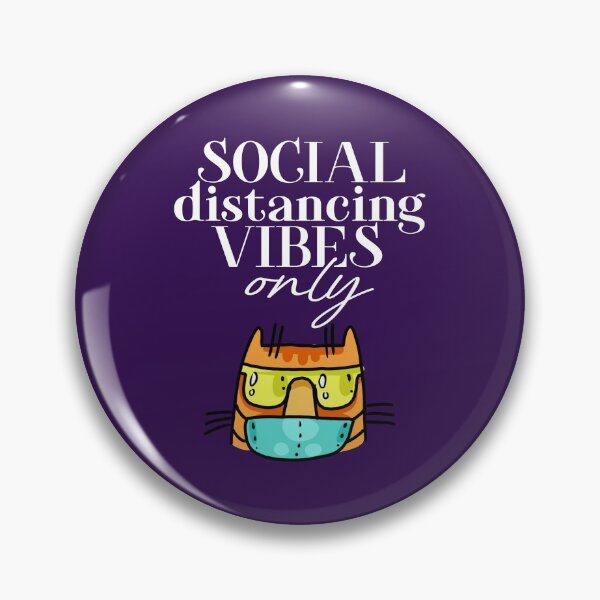 Item preview, Social Distance cat gift idea for cat lovers designed and sold by BRtisticDesigns.