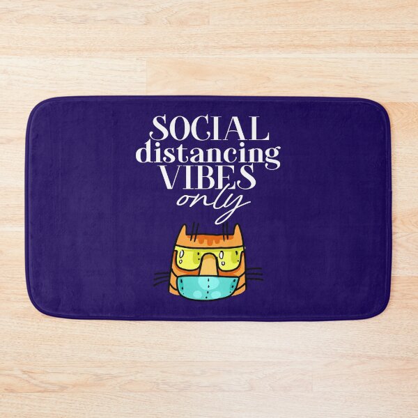 Item preview, Social Distance cat gift idea for cat lovers designed and sold by BRtisticDesigns.