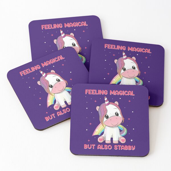Item preview, Feeling Magical-Ornery sassy-funny unicorn gift idea for Unicorn Birthday or Christmas designed and sold by BRtisticDesigns.