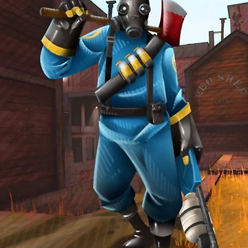Artwork thumbnail, TF2 Pyro Normal by RUBTOX