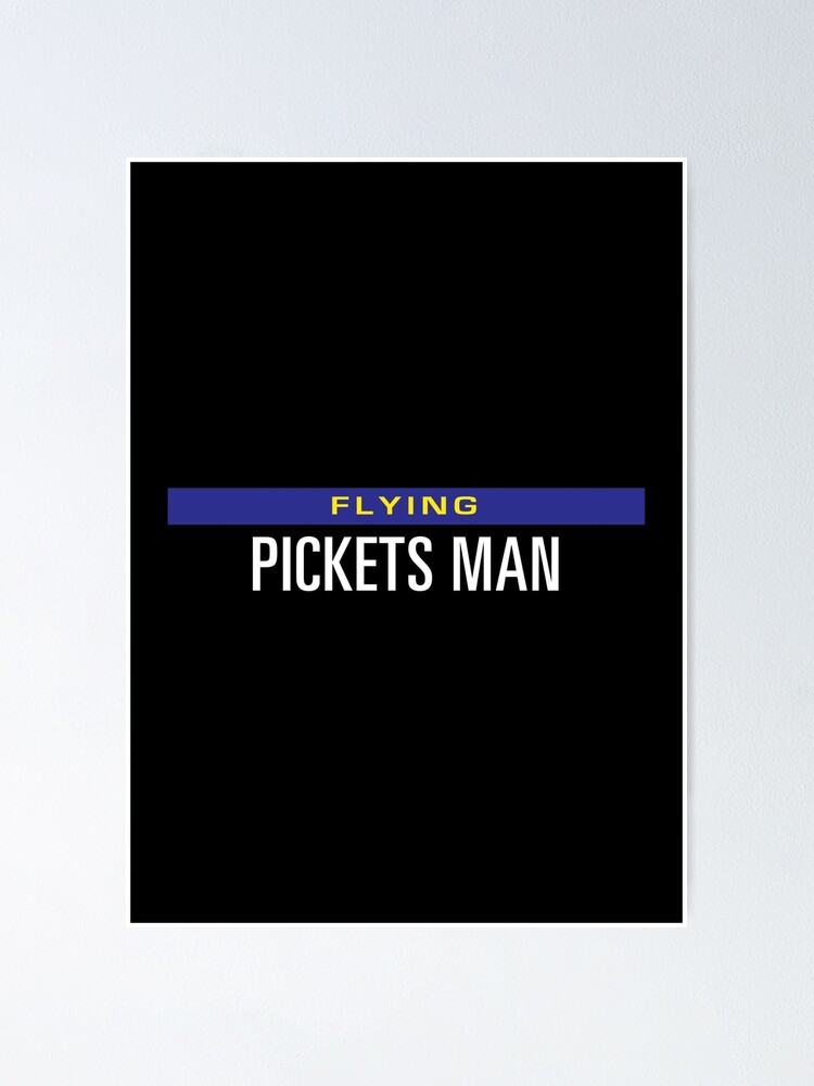 "Flying Pickets Man" Poster for Sale by ChrisOrton Redbubble