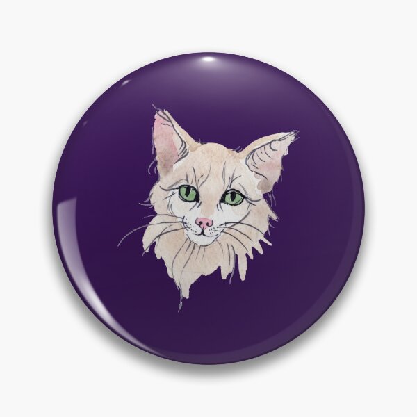 Item preview, Artistic Maine Coon Cat watercolor Portraits-gift idea for cat lovers, men, women and kids designed and sold by BRtisticDesigns.