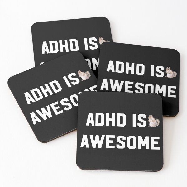 Item preview, ADHD is Awesome - Funny Squirrel For ADHD designed and sold by Alaadin Bendali Braham.