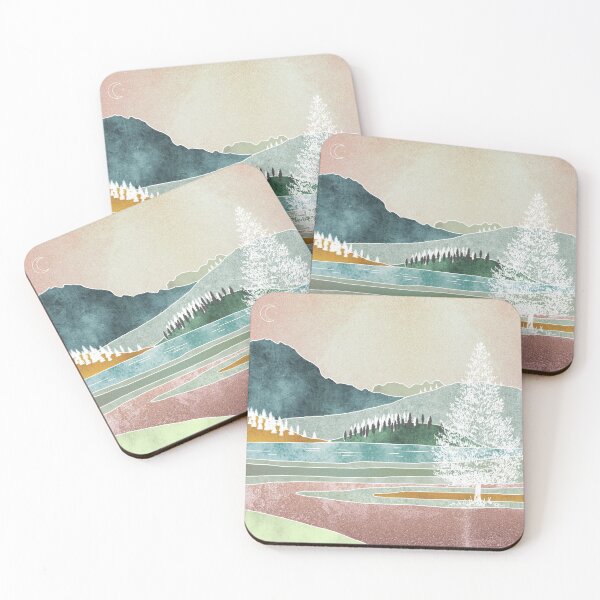 Item preview, Mountains and the Lake art designed and sold by traveltheory.