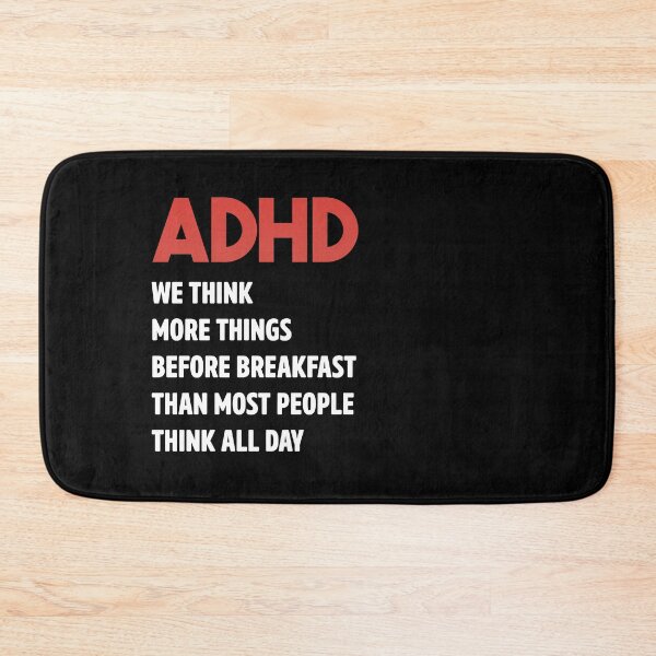 Item preview, ADHD We Think More thing Before Breakfast Than Most People do Think All Day- Funny Squirrel For ADHD designed and sold by Alaadin Bendali Braham.