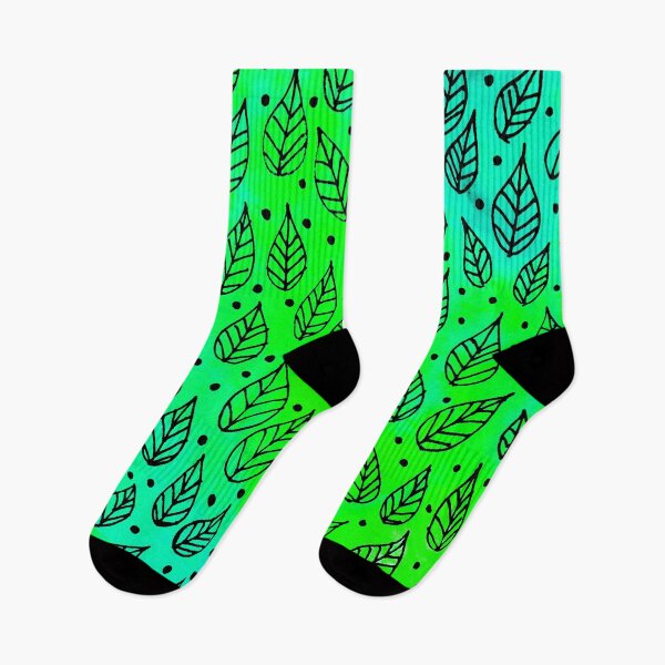 Item preview, Aqua Leaves Pattern designed and sold by MinArt Illustrations.