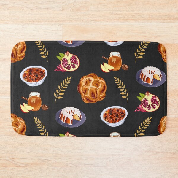 Item preview, Rosh Hashanah Foods Sticker Set designed and sold by ASOE.