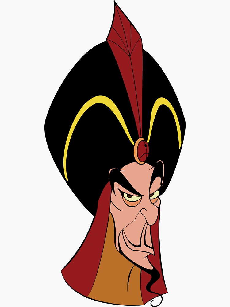 "Jafar" Sticker for Sale by mitchellcowart Redbubble