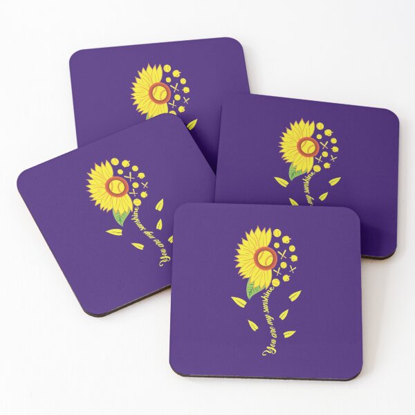 Item preview, Softball Sunflower Gift for girls or women designed and sold by BRtisticDesigns.