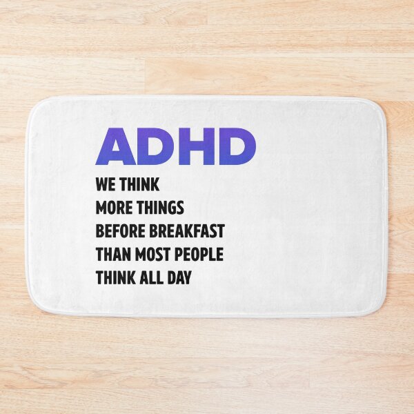 Item preview, ADHD We Think More thing Before Breakfast Than Most People do Think All Day- Funny Squirrel For ADHD designed and sold by Alaadin Bendali Braham.