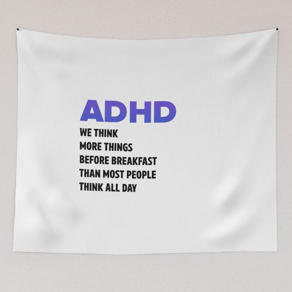 Item preview, ADHD We Think More thing Before Breakfast Than Most People do Think All Day- Funny Squirrel For ADHD designed and sold by Alaadin Bendali Braham.