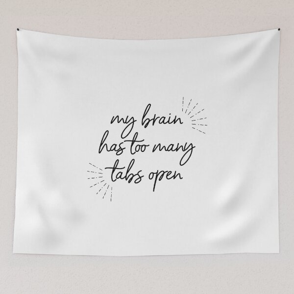 Item preview, My Brain Has Too Many Tabs Open - Funny Squirrel For ADHD designed and sold by Alaadin Bendali Braham.