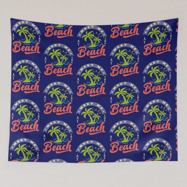 Item preview, Meet me at the Beach gift idea foe Men women and children who loves the beach designed and sold by BRtisticDesigns.