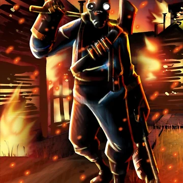 Artwork thumbnail, TF2 Pyro Angry by RUBTOX