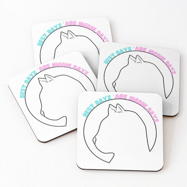 Item preview, BEST DAYS ARE MEOW DAYS -cats designed and sold by bahicharafe.