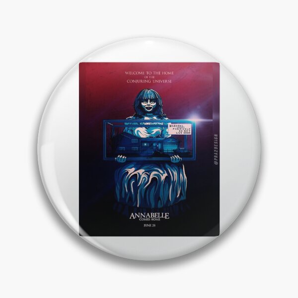 Item preview, Welcome to the home Annabelle horror doll movie poster designed and sold by BurseAllyson.