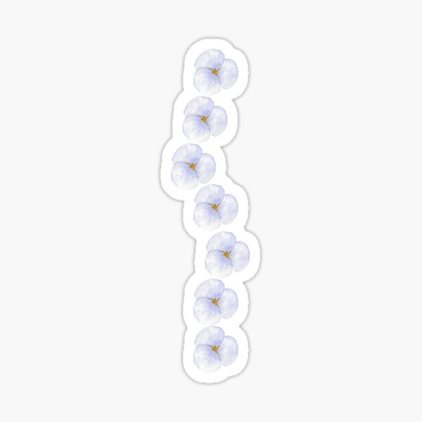 Item preview, Scoliosis S-curve White Floral Watercolor designed and sold by hopescoliosis.