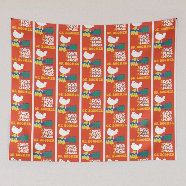 Aperçu de l'œuvre Ok Boomer 1969 Poste de Woodstock | Cadeau parfait créée et vendue par lucidama.