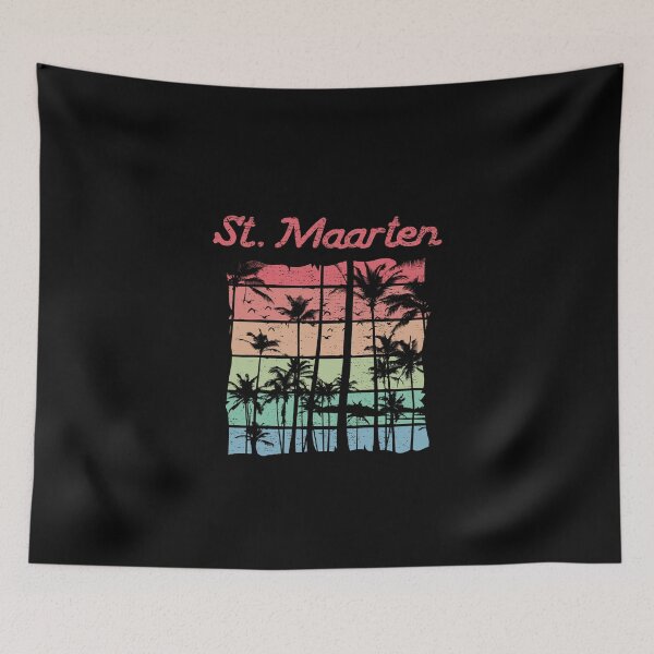 Item preview, St. Maarten retro | Sint Maarten | Saint Martin | Vacation, holiday trip, Travel designed and sold by Violet Treasures.