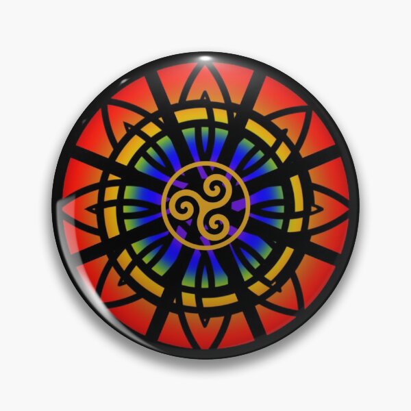 Item preview, Celtic Rainbow Interlaced Mandala  designed and sold by amanda150771.