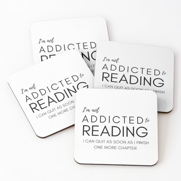 Item preview, addicted to reading designed and sold by lucyjil.