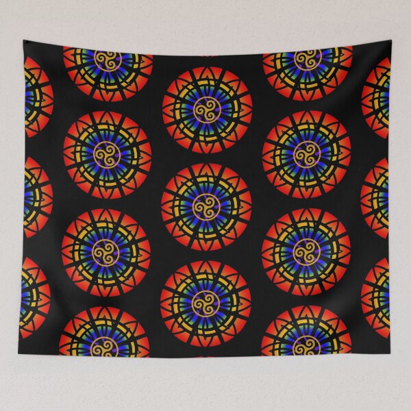 Item preview, Celtic Rainbow Interlaced Mandala  designed and sold by amanda150771.