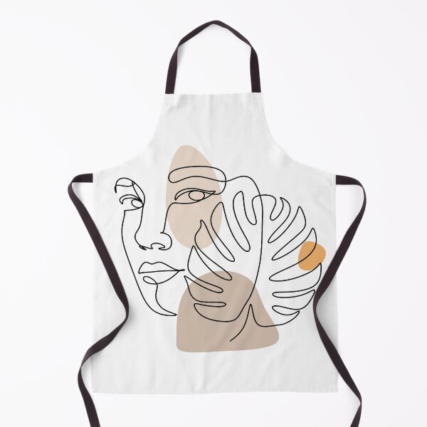 Item preview, Beauty woman face with monstera leaves. One Line drawing art. Woman Face Line designed and sold by OneLinePrint.