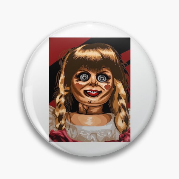 Item preview, Annabelle ghost oil painting designed and sold by BurseAllyson.