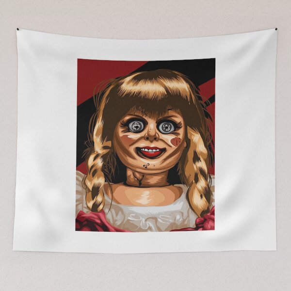 Item preview, Annabelle ghost oil painting designed and sold by BurseAllyson.