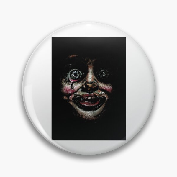 Item preview, The face of Annabelle horror doll poster designed and sold by BurseAllyson.
