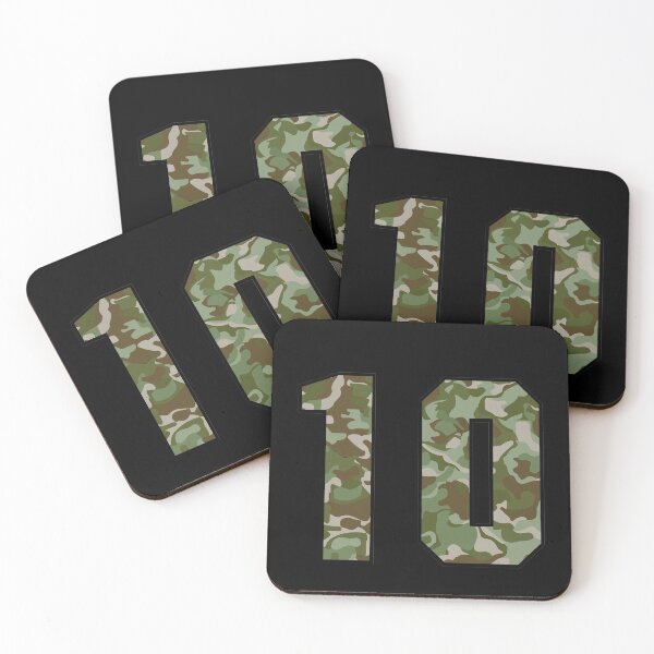 Item preview, Army Camouflage Number Ten Soldiers Lucky Number 10 designed and sold by Urosek.