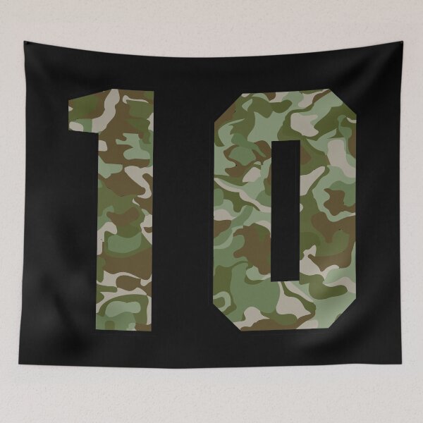 Item preview, Army Camouflage Number Ten Soldiers Lucky Number 10 designed and sold by Urosek.