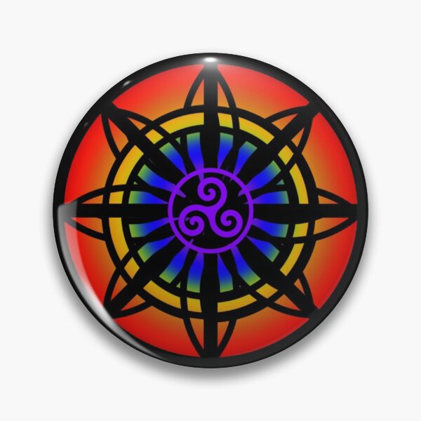 Item preview, Celtic Rainbow Interlaced Mandala  designed and sold by amanda150771.