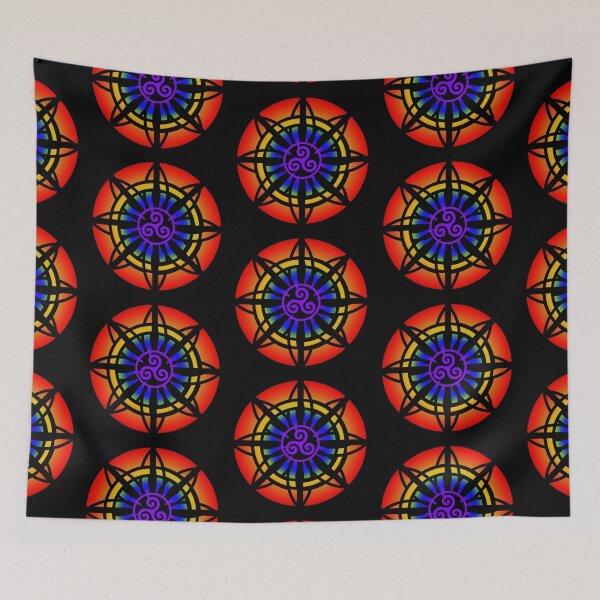 Item preview, Celtic Rainbow Interlaced Mandala  designed and sold by amanda150771.