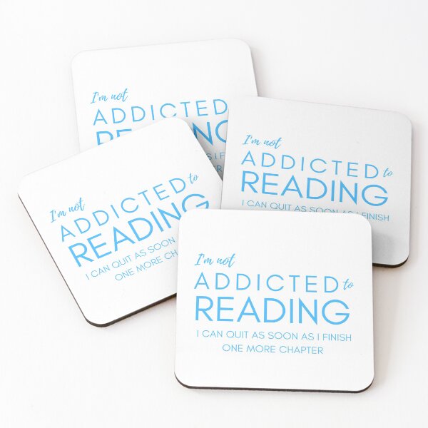 Item preview, addicted to reading designed and sold by lucyjil.